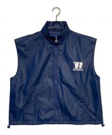ALEXANDER WANG（アレキサンダー・ワン）の古着「ZIP-UP VEST W/GRAPHIC」｜ネイビー