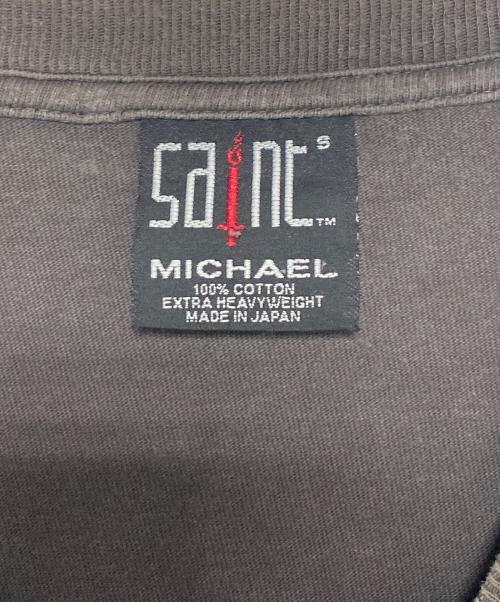 SAINT MICHAEL（セントマイケル）SAINT MICHAEL (セントマイケル) SHORT SLEEVE TEE グレー サイズ:Sの古着・服飾アイテム