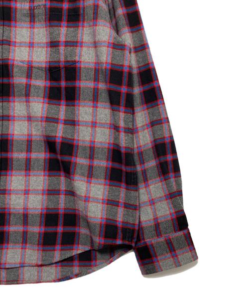 SUPREME（シュプリーム）SUPREME (シュプリーム) Plaid Flannel Shirt レッド サイズ:Mの古着・服飾アイテム