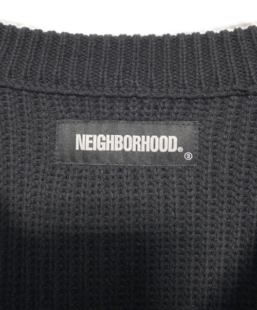NEIGHBORHOOD（ネイバーフッド）NEIGHBORHOOD (ネイバーフッド) SAVAGE CREW/CA-KNIT.LS ブラック サイズ:Mの古着・服飾アイテム