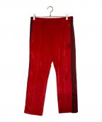 Needlesニードルズ）の古着「NARROW TRACK PANT」｜レッド×ブラック