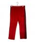 Needles（ニードルズ）の古着「NARROW TRACK PANT」｜レッド×ブラック