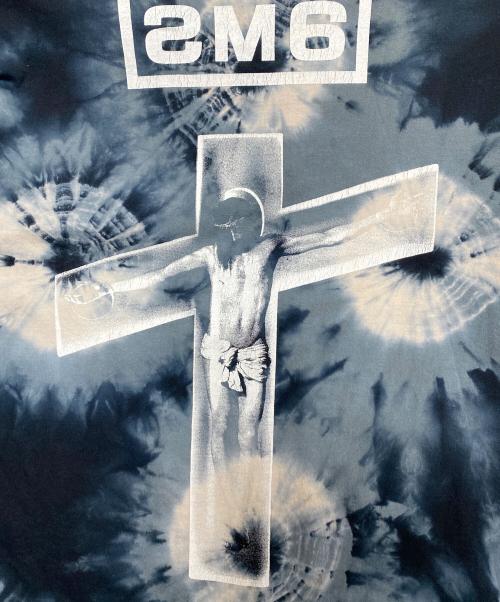 SAINT MICHAEL（セントマイケル）SAINT MICHAEL (セントマイケル) LS TEE / SM6 / TIE DYE /カットソー ブラック×グレー サイズ:Mの古着・服飾アイテム