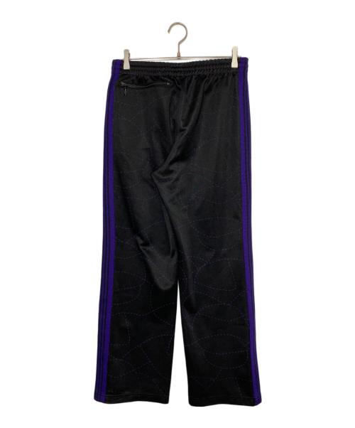 Needles（ニードルズ）Needles (ニードルズ) DC SHOES (ディーシーシューズ) Track Pant Poly Smooth/Printed ブラック×パープル サイズ:Sの古着・服飾アイテム