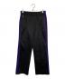 Needles（ニードルズ）の古着「Track Pant Poly Smooth/Printed」｜ブラック×パープル