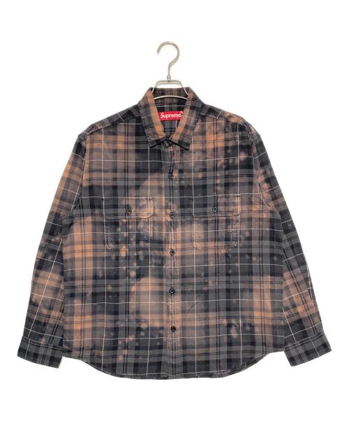 SUPREME（シュプリーム）SUPREME (シュプリーム) The Exorcist Flannel Shirt ブラック×ブラウン サイズ:Sの古着・服飾アイテム