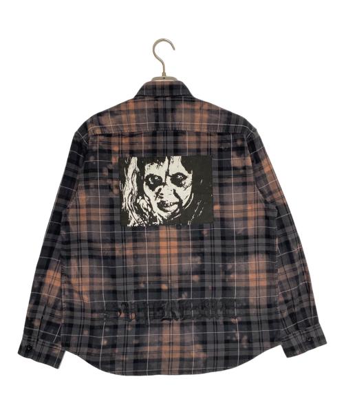 SUPREME（シュプリーム）SUPREME (シュプリーム) The Exorcist Flannel Shirt ブラック×ブラウン サイズ:Sの古着・服飾アイテム