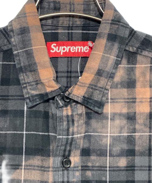 SUPREME（シュプリーム）SUPREME (シュプリーム) The Exorcist Flannel Shirt ブラック×ブラウン サイズ:Sの古着・服飾アイテム
