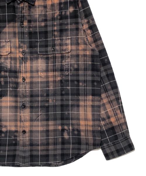 SUPREME（シュプリーム）SUPREME (シュプリーム) The Exorcist Flannel Shirt ブラック×ブラウン サイズ:Sの古着・服飾アイテム