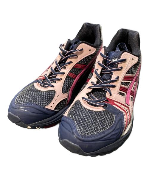 asics（アシックス）asics (アシックス) GEL-KAYANO 14 ネイビー×ピンク サイズ:27.5の古着・服飾アイテム