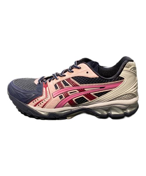 asics（アシックス）asics (アシックス) GEL-KAYANO 14 ネイビー×ピンク サイズ:27.5の古着・服飾アイテム