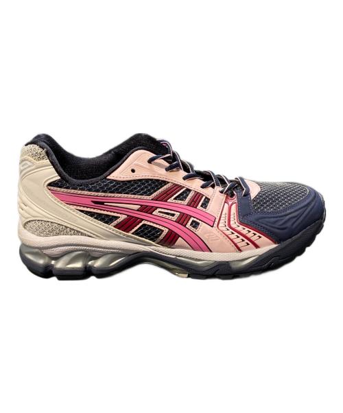 asics（アシックス）asics (アシックス) GEL-KAYANO 14 ネイビー×ピンク サイズ:27.5の古着・服飾アイテム