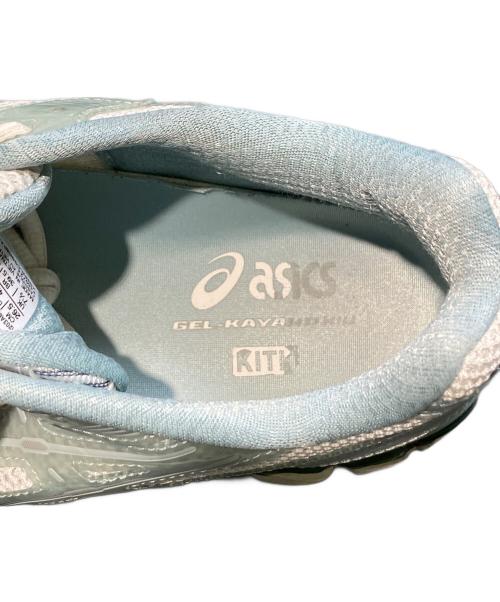 asics（アシックス）asics (アシックス) KITH (キス) ASICS GEL-KAYAMO 12.1 ホワイト×グリーン サイズ:26.5の古着・服飾アイテム
