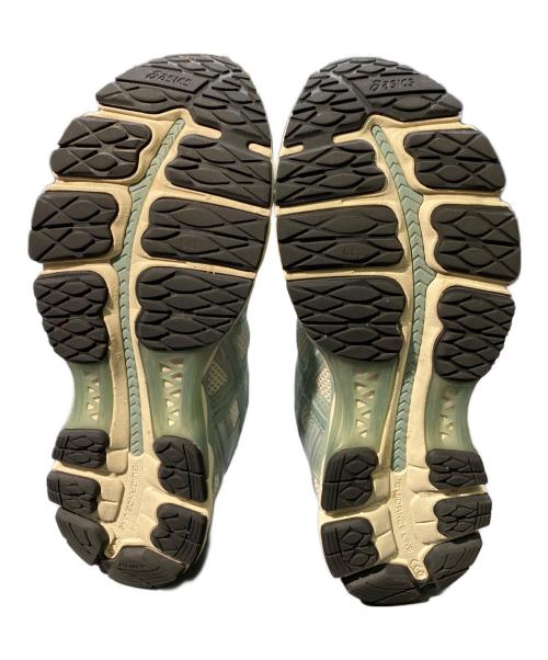 asics（アシックス）asics (アシックス) KITH (キス) ASICS GEL-KAYAMO 12.1 ホワイト×グリーン サイズ:26.5の古着・服飾アイテム