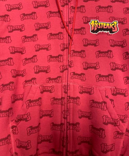 Hysteric Glamour（ヒステリックグラマー）Hysteric Glamour (ヒステリックグラマー) BAD ASS LOGO パーカー ピンク サイズ:Lの古着・服飾アイテム