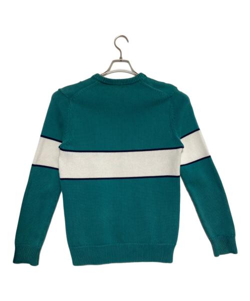 GIVENCHY（ジバンシィ）GIVENCHY (ジバンシィ) リバースロゴコットンセーター ミントグリーン サイズ:Sの古着・服飾アイテム