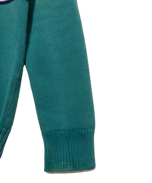 GIVENCHY（ジバンシィ）GIVENCHY (ジバンシィ) リバースロゴコットンセーター ミントグリーン サイズ:Sの古着・服飾アイテム