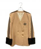 GUCCI×adidasグッチ×アディダス）の古着「Tailored Jacket/テーラードジャケット」｜ブラウン×ブラック