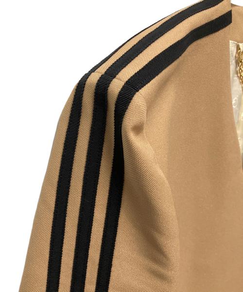 GUCCI（グッチ）GUCCI (グッチ) adidas (アディダス) Tailored Jacket/テーラードジャケット ブラウン×ブラック サイズ:40の古着・服飾アイテム