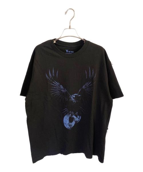 Y's for men（ワイズフォーメン）Y's for men (ワイズフォーメン) MASSES (マシス) ROUND NECK SHORT SLEEVE T ブラック サイズ:Lの古着・服飾アイテム