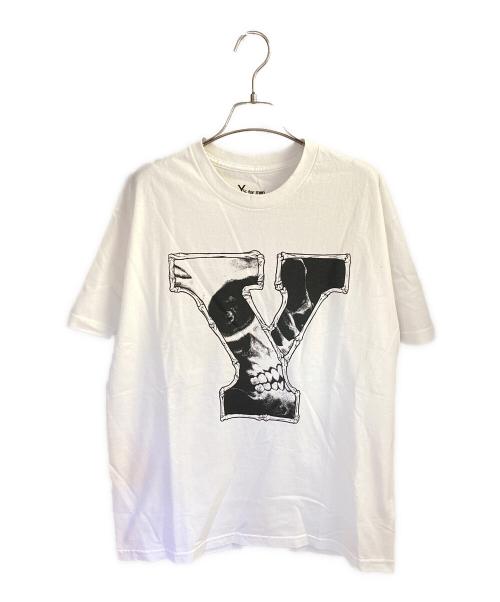 Y's for men（ワイズフォーメン）Y's for men (ワイズフォーメン) MASSES (マシス) ROUND NECK SHORT SLEEVE T ホワイト サイズ:Lの古着・服飾アイテム