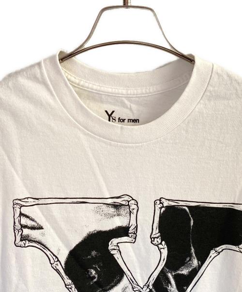 Y's for men（ワイズフォーメン）Y's for men (ワイズフォーメン) MASSES (マシス) ROUND NECK SHORT SLEEVE T ホワイト サイズ:Lの古着・服飾アイテム