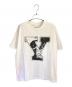 Y's for men（ワイズフォーメン）の古着「ROUND NECK SHORT SLEEVE T」｜ホワイト