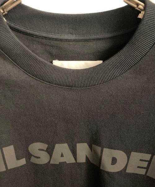 JIL SANDER（ジルサンダー）JIL SANDER (ジルサンダー) ロゴ長袖Tシャツ ブラック サイズ:Lの古着・服飾アイテム