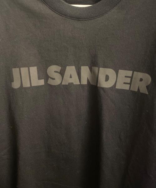 JIL SANDER（ジルサンダー）JIL SANDER (ジルサンダー) ロゴ長袖Tシャツ ブラック サイズ:Lの古着・服飾アイテム