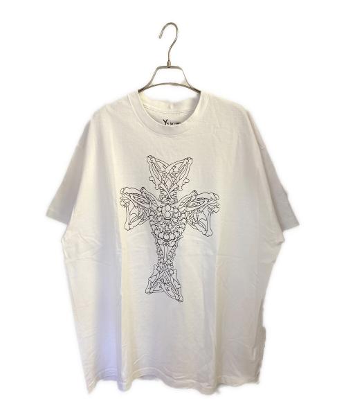 Y's for men（ワイズフォーメン）Y's for men (ワイズフォーメン) MASSES (マシス) ROUND NECK SHORT SLEEVE T ホワイト サイズ:XLの古着・服飾アイテム