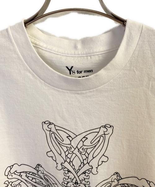 Y's for men（ワイズフォーメン）Y's for men (ワイズフォーメン) MASSES (マシス) ROUND NECK SHORT SLEEVE T ホワイト サイズ:XLの古着・服飾アイテム