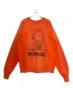 SAINT MICHAELセントマイケル）の古着「CRW N SWT」｜オレンジ