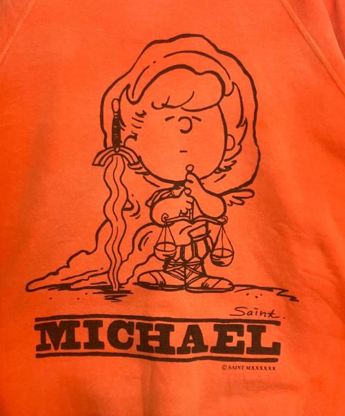 SAINT MICHAEL（セントマイケル）SAINT MICHAEL (セントマイケル) CRW N SWT オレンジ サイズ:XLの古着・服飾アイテム