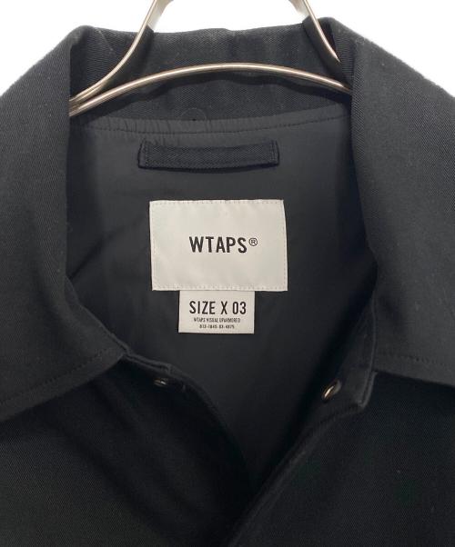 WTAPS（ダブルタップス）WTAPS (ダブルタップス) CHIEF/JACKET/NYCO.TWILL.CORDURA ブラック サイズ:3の古着・服飾アイテム