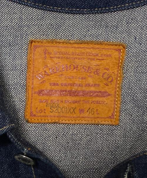 WAREHOUSE（ウエアハウス）WAREHOUSE (ウエアハウス) DEAD STOCK BLUE S2001XX(2000XX) 1946MODELデニムジャケット インディゴ サイズ:46の古着・服飾アイテム