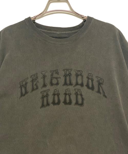 NEIGHBORHOOD（ネイバーフッド）NEIGHBORHOOD (ネイバーフッド) PIGMENT DYED CREWNECK SSピグメントダイ クルーネック ショートスリーブ） グレー サイズ:Lの古着・服飾アイテム