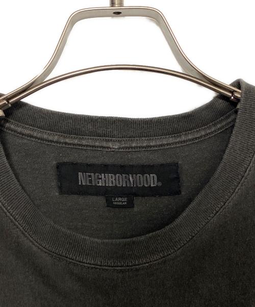 NEIGHBORHOOD（ネイバーフッド）NEIGHBORHOOD (ネイバーフッド) PIGMENT DYED CREWNECK SSピグメントダイ クルーネック ショートスリーブ） グレー サイズ:Lの古着・服飾アイテム