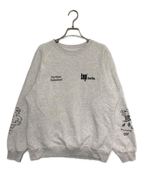 The Ennoy Professional（ザ エンノイ プロフェッショナル）The Ennoy Professional KPM Berlin (ケーピーエムベルリン) スタイリスト私物 (スタイリストシブツ) ベルリン王立磁器製陶所 プルオーバースウェット ライトグレー サイズ:Mの古着・服飾アイテム