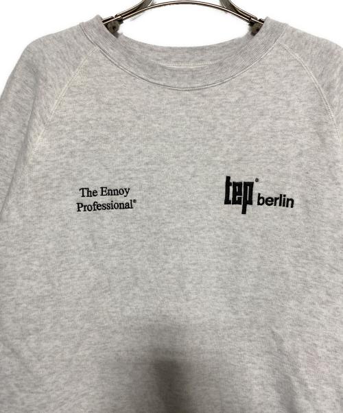 The Ennoy Professional（ザ エンノイ プロフェッショナル）The Ennoy Professional KPM Berlin (ケーピーエムベルリン) スタイリスト私物 (スタイリストシブツ) ベルリン王立磁器製陶所 プルオーバースウェット ライトグレー サイズ:Mの古着・服飾アイテム