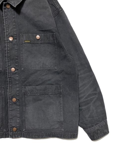 SUPREME（シュプリーム）SUPREME (シュプリーム) Worn Hooded Chore Coat Black ブラック サイズ:Mの古着・服飾アイテム