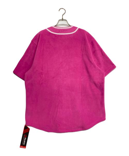 SUPREME（シュプリーム）Supreme (シュプリーム) Polartec Baseball Jersey ピンク サイズ:Lの古着・服飾アイテム