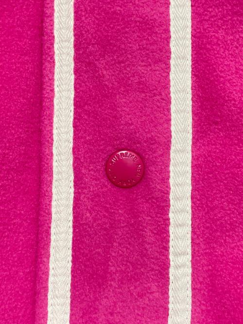 SUPREME（シュプリーム）Supreme (シュプリーム) Polartec Baseball Jersey ピンク サイズ:Lの古着・服飾アイテム