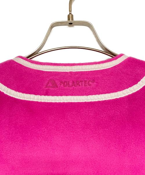 SUPREME（シュプリーム）Supreme (シュプリーム) Polartec Baseball Jersey ピンク サイズ:Lの古着・服飾アイテム