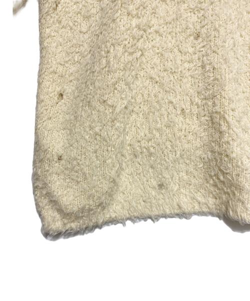 KAMIYA（カミヤ）KAMIYA (カミヤ) Brushed Knit Hoodie アイボリー サイズ:Mの古着・服飾アイテム