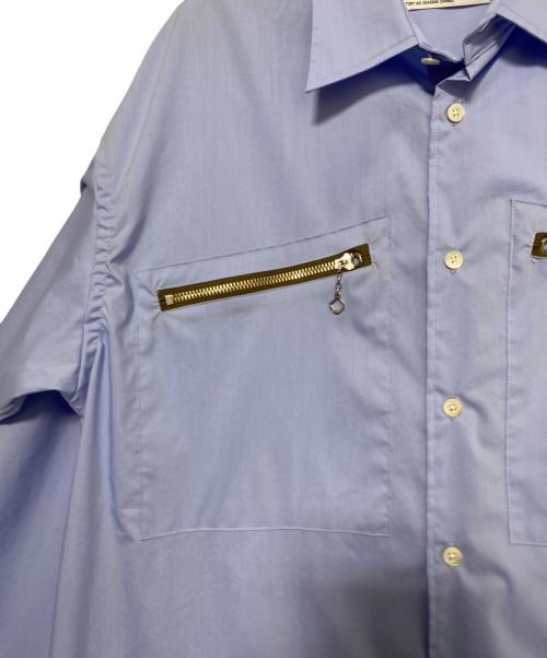 DAIRIKU（ダイリク）DAIRIKU (ダイリク) 2PKT Regular Fit Shirt スカイブルー サイズ:Mの古着・服飾アイテム