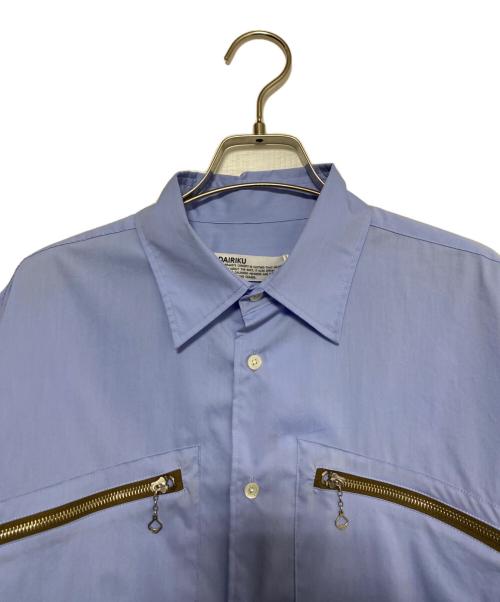 DAIRIKU（ダイリク）DAIRIKU (ダイリク) 2PKT Regular Fit Shirt スカイブルー サイズ:Mの古着・服飾アイテム