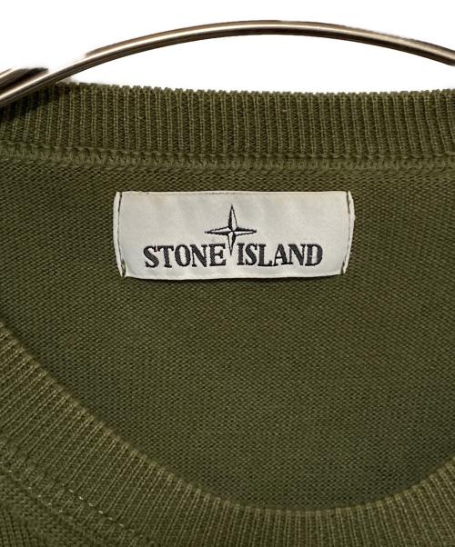STONE ISLAND（ストーンアイランド）STONE ISLAND (ストーンアイランド) Warpen Sweater オリーブ サイズ:XLの古着・服飾アイテム