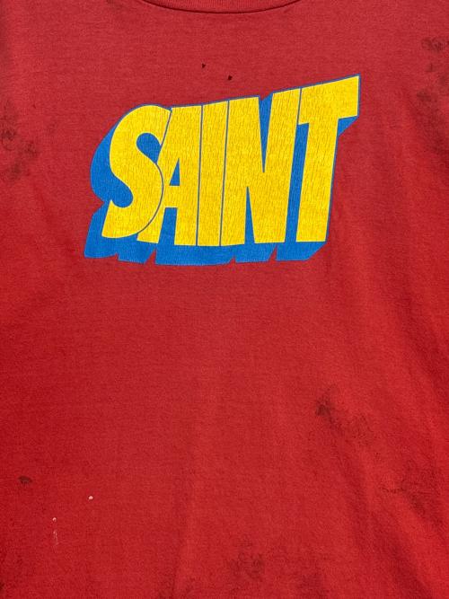 SAINT MICHAEL（セントマイケル）SAINT MICHAEL (セントマイケル) SS TEE/SAINT/RED レッド サイズ:Lの古着・服飾アイテム