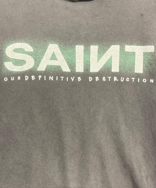 SAINT MICHAEL（セントマイケル）SAINT MICHAEL (セントマイケル) 24AW SAINT SS TEE グレー サイズ:Lの古着・服飾アイテム