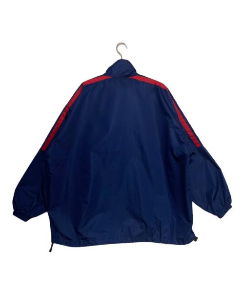 BALENCIAGA（バレンシアガ）BALENCIAGA (バレンシアガ) リップストップトラックブルゾン ブルー×レッド サイズ:44の古着・服飾アイテム